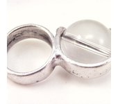 Bague 'Kilimanjaro' Argenté 56 blanco