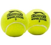 Pelotas de tenis Slazenger Wimbledon (Paquete de 4) One Size amarillo