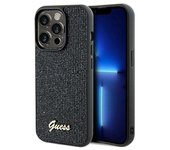 Funda Guess Disco Metal Script para iPhone 13 Pro Max - Negra