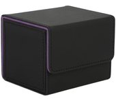 Estuche para cartas coleccionables Venssu, caja de almacenamiento con inserción lateral magnética de cuero sintético, 120 unidades, compatible con varias fundas para cartas de Pokémon Duema.