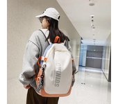 Mochila impermeable de alta capacidad para hombres, mujeres, estudiantes, mochila azul