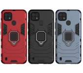 Funda armadura para Realme 8 Pro Q3 Q3S C3 C11 2021 C12 C15 C17 C20 C21 C25S C21Y C25Y 8i, funda de teléfono para Oppo A54 A74 A94 4G 5G Realme C3 negro