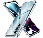 Funda de silicona transparente a prueba de golpes y gruesa para Motorola Moto G200 5G G100 G60 G30 G20 G10 G71 5G G51, funda protectora trasera Moto G51 5G transparente