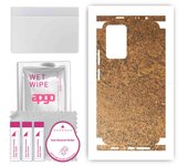 apgo Protective Skin Sticker for the back+sides compatible with Xiaomi Redmi Note 11 Pro Plus, Full Wrap Film, Foil, Vinyl - Pattern Rusty Copper