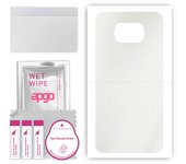 apgo Protective Skin Sticker for the back compatible with Xiaomi Poco X3 NFC, Wrap Film, Foil, Vinyl - Pattern Matte Transparent