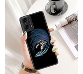 Para iPhone 6 7Plus Funda negra de silicona con parte trasera para iPhone 7 8 x xsmax11 12 13 14 15 Protección total a prueba de golpes Parachoques Ultra lindo Dibujos animados Suave Tpu Ip 5 se 5s blanco