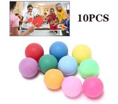 10 unids/pack Pelotas de Pong de colores pelotas de tenis de mesa de entretenimiento de 40mm varios colores