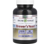 Amazing Nutrition, Brewer's Yeast, 1,500 mg, 240 Tablets (500 mg per tablet)