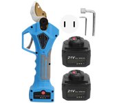 Tijeras de podar eléctricas inalámbricas, recargables y seguras, de 21 V y litio.