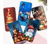 Funda de TPU negra para Xiaomi Mi 11i 5G, Redmi Note 11, 11S, 11T Pro PLUS 4G, 5G, con árbol de Navidad y luz invernal. Redmi Note 11S 4G