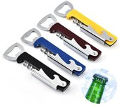 Abridor de latas de cerveza portátil, abridor de botellas de vino, herramienta de cocina para restaurante, suministros para fiestas, abridor de tapa integrado negro