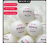 Pelotas de tenis de mesa NWE 2.8g 3 estrellas HOOWAN T40+ Pelota de ping pong ABS Nuevo material Más redonda y estable 10pcs