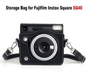 Bolsa de almacenamiento a prueba de golpes con correa ajustable para fotografía para Fujifilm Instax Square SQ40 Travel