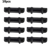 3/8 piezas - Parachoques de goma para freidora de aire - Accesorios de repuesto de goma para bandeja de freidora de aire 3pcs