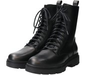 Botas de moda con cordones y suela de goma F43003 [Fabiorsconi] negro