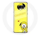 Coque pour Samsung Galaxy S8 BTS Bangtan BT21 Chimmy Jimin Fond Jaune