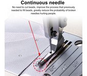 Prensatelas de lentejuelas para vestidos de novia, prensatelas de metal para telas de vestidos de noche, accesorios universales para máquinas de coser.