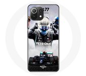 Coque pour Xiaomi Mi 11 Lite Formule 1 Valtteri Bottas pilote de course F1 Noir