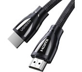 Cable HDMI 2.1 negro Ugreen HD140 de 2 metros: transferencia de datos ultrarrápida para imágenes de alta definición
