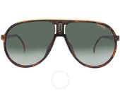 Gafas de sol unisex con montura de piloto con montura verde Carrera CHAMPION65 N 00UC 9K 62