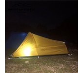 Tienda de campaña para 2 personas, tienda de campaña al aire libre para acampar, andar en bicicleta, senderismo, montaña, playa verde del ejército