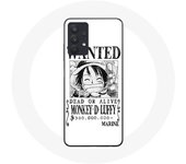 Coque pour Samsung Galaxy A32 5G One Piece Manga affiche de recherche Blanche