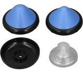 2 in 1 Suction Tapered Massage Ball Handheld Massager Roller Ball for Shoulder Blade Back Cervical