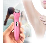 Nueva afeitadora de pelo multifuncional, polvo fuerte, depiladora eléctrica práctica, removedor de vello facial y corporal, recortadora para el hogar azul