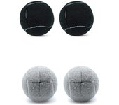 2 piezas de pelota de tenis precortada para patas de muebles y protección del piso, cubierta de almohadilla de fieltro duradera y resistente