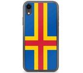 Funda - PIXELFORMA - iPhone XR - Drapeau d'aland - Protección completa - Souple