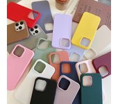 Funda ultrafina de 18 colores a elegir para iPhone 16, 16e, 16 Pro Max, 16 Plus, 15, 14, 13, 12, 11, XR, XS MAX, 6, 7, 8 Plus, SE, color sólido. iPhone 16 Plus blanco