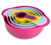 Drenaje fácil de limpieza conveniente del tamiz de harina del cuenco de la cuchara para hornear B