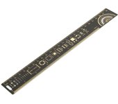 Regla multifuncional para circuito impreso de 10 pulgadas y 25 cm para ingenieros electrónicos