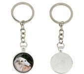 Borzoi, Russian Hunting Sighthound, Russian Wolfhound - keychain in a box, own photo, keychain pendant from Art-Dog brand plata