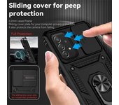 Funda magnética para Samsung Galaxy A13, A33, A53 5G, con lente deslizante, a prueba de golpes, para Samsung A13 4G, A13, 33, 53 y A13 5G For Galaxy A13 4G rojo