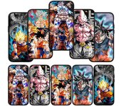 Funda de teléfono para Samsung Galaxy S23 S24 iPhone 16 15 14 Xiaomi Redmi Note 13 12 11 Plus 9 Pro Max X XR OPPO Huawei Fondo de pantalla Dragon Ball Goku DragonBall for iPhone 11 aero