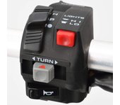 Interruptor de motocicleta Daytona con pulsador y cancelación colectiva con arnés de conexión dedicado Monkey 63408 Monkey/Gorilla (12V)