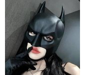 Máscara de cabeza completa y media cara de Batman, superhéroe, cosplay para Halloween, disfraz genial de Batman, caballero oscuro, batwoman, fiesta, eventos, maquillaje