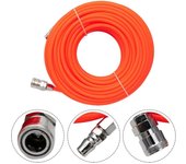 with Quick Connector Pneumatic Air Hose 5*8mm Compressor Air Tube Pumps  Mechanical Maintenance 10m blanco