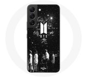 Funda BTS para Samsung Galaxy S21 FE, suave, negra, Signature Members