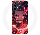 Coque Maniacase pour Samsung Galaxy A32 5g Demon Slayer Nezuko Kamado Manga anime