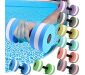 Pesas de ejercicio deportivo, barras de Fitness, barras de mano para ejercicios aeróbicos acuáticos One Size rojo