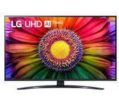 Televisor LG de 43 pulgadas, 4K/Smart, 3840 x 2160, conexión inalámbrica, Bluetooth, webOS, 43UR81003LJ