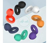 Tapones para los oídos Loop Quiet para reducir el ruido al dormir Tapones para los oídos de silicona para nadar Tapones para los oídos con filtro de ruido para motocicletas