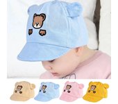 Sombrero de sol de dibujos animados para niños, niñas, niños, lengua de pato, gorra con visera, sombrero de pescador, primavera y verano amarillo