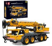 MOULD KING 17058 Bloque de construcción de coche técnico Modelo de grúa mecánica Ensamblaje de camión Ladrillo Juguetes de ingeniería Regalo de Navidad para niños