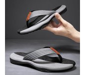 Sandalias de verano para hombre de estilo coreano: chanclas de playa antideslizantes de moda 42 verde/negro