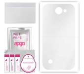 apgo Ultra Clear Protective Skin Sticker for the back compatible with LG K3, Wrap Film, Hydrogel Film, Flexible, Soft TPU with positioning layer easy