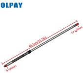 Conjunto del eje del conductor (pantalones cortos) 61N-45510 para motor fueraborda Yamaha 30HP 25HP 61N 61T 61N-45510-00 también para motor de barco Parsun China plata