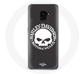 Coque pour Samsung Galaxy A8 Plus Harley Davidson Motors Tete de mort